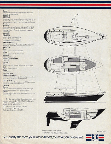 C&C 34 Brochure
