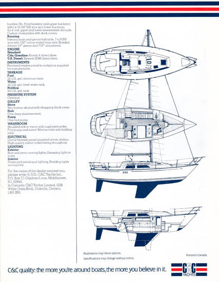 C&C 32 Brochure
