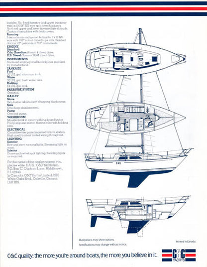 C&C 32 Brochure