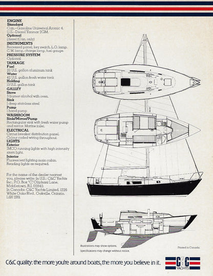 C&C 30 Brochure