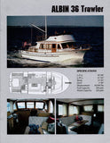 Albin 1980s Trawler Brochure