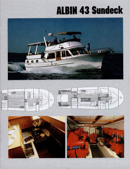 Albin 1980s Trawler Brochure