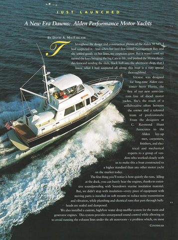 Alden 50 Motor Yacht Brochure