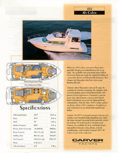 Carver 455 Aft Cabin Motor Yacht Specification Brochure