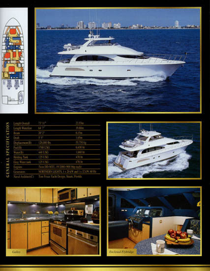 Cheoy Lee 74-92 Sport Motoryacht Brochure