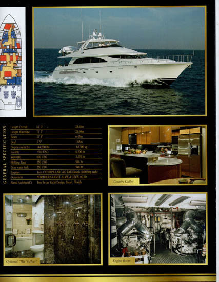 Cheoy Lee 74-92 Sport Motoryacht Brochure