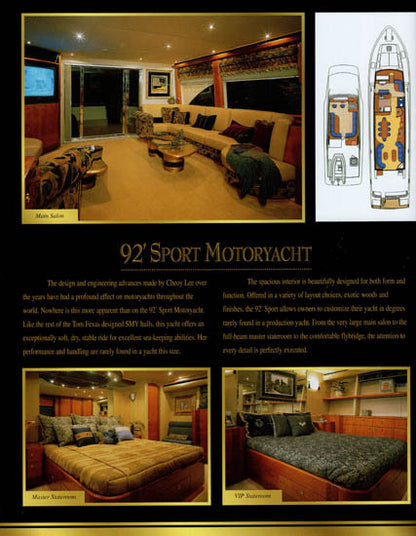 Cheoy Lee 74-92 Sport Motoryacht Brochure