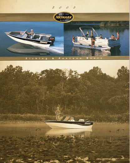 Monark 2003 Fishing & Pontoon Brochure