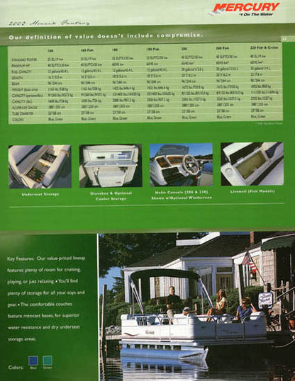 Monark 2003 Fishing & Pontoon Brochure