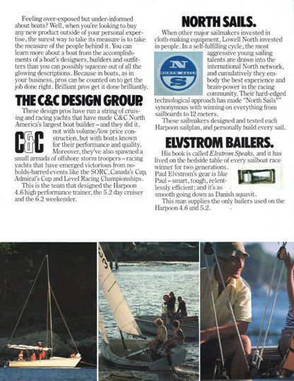 Boston Whaler Harpoon Poster Brochure