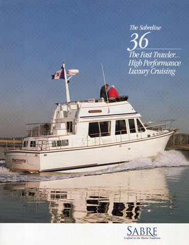 Sabreline 36 Fast Trawler Brochure