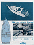 Sea Ray 360 Vanguard Express Specification Brochure (1982)