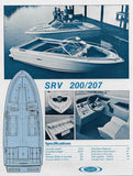 Sea Ray 200/207 XL Specification Brochure (1982)