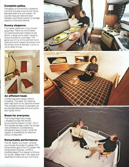 Uniflite 26 Sedan Brochure