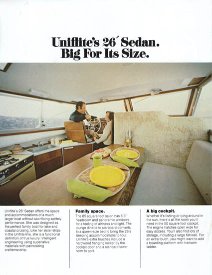 Uniflite 26 Sedan Brochure