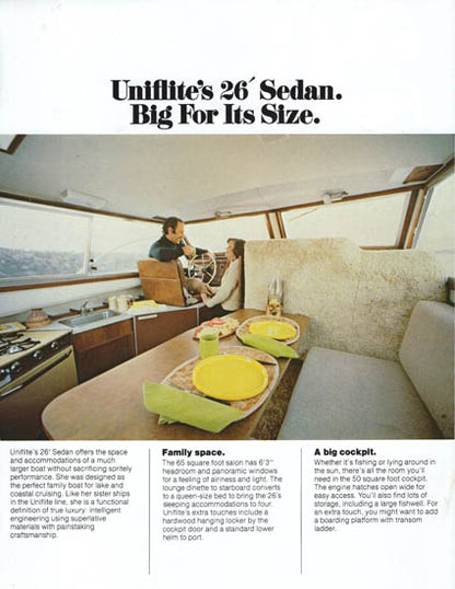 Uniflite 26 Sedan Brochure