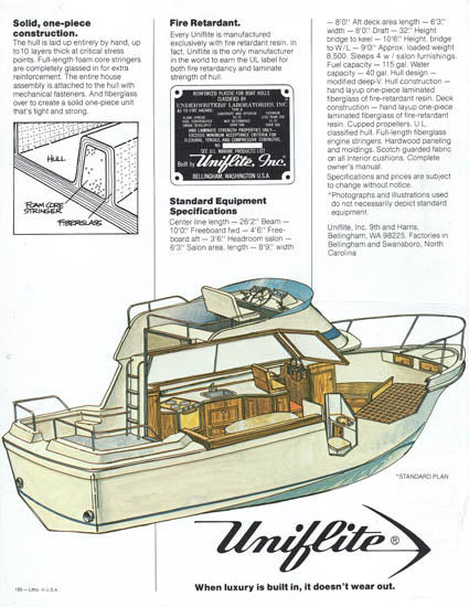Uniflite 26 Sedan Brochure