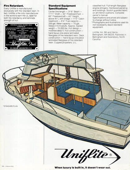 Uniflite 32 Sports Sedan Brochure
