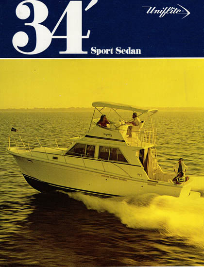 Uniflite 34 Sport Sedan Brochure