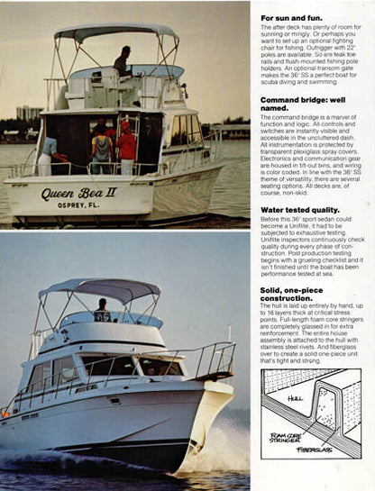 Uniflite 36 Sport Sedan Brochure