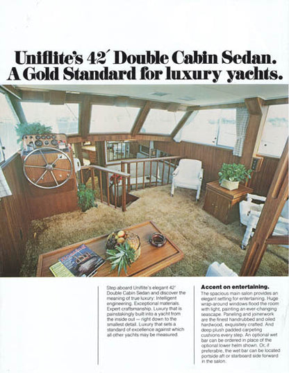 Uniflite 42 Double Cabin Sedan Brochure