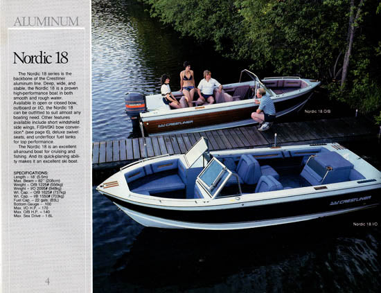 Crestliner 1985 Brochure