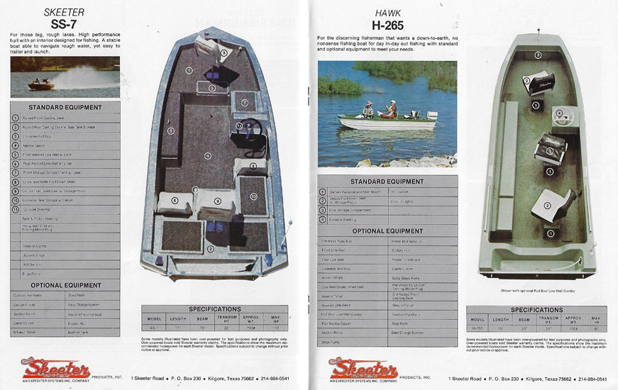 Skeeter 1978 Brochure