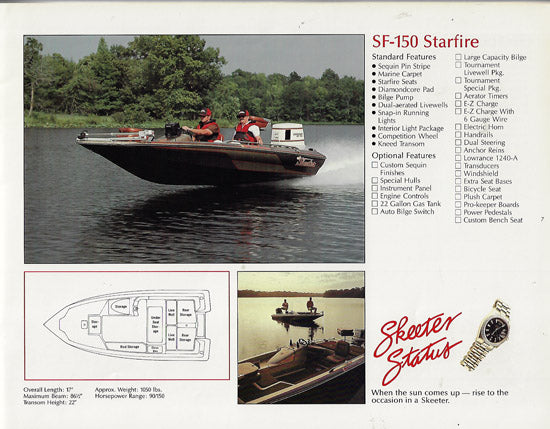 Skeeter 1985 Brochure