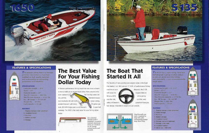 Skeeter 1995 Deep V Brochure