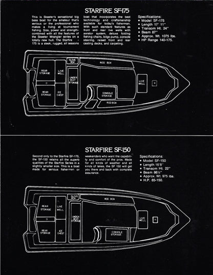 Skeeter Starfire SF-175 & SF-150 Brochure
