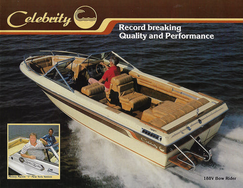 Celebrity 1980s Brochure