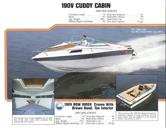 Celebrity 1987 Calais Brochure