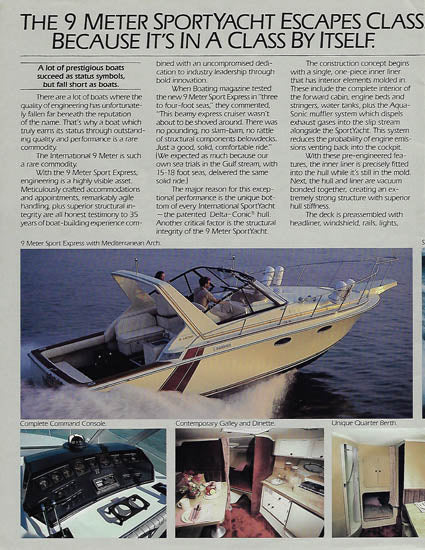 Trojan 9 Meter Express Brochure