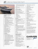 Carver 48 Californian Motor Yacht Brochure