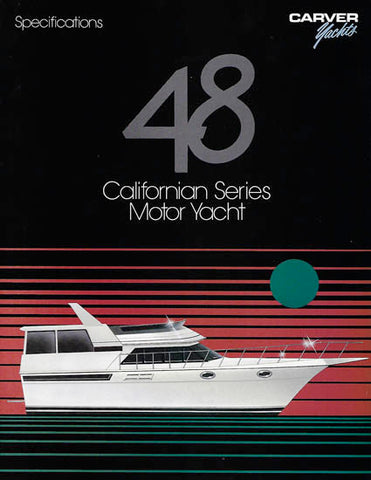 Carver 48 Californian Motor Yacht Brochure