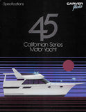 Carver 45 Californian Motor Yacht Brochure