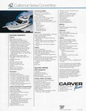 Carver 42 Californian Convertible Brochure