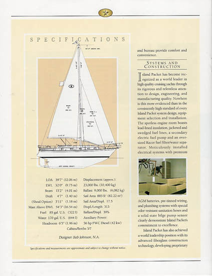 Island Packet 380 Brochure