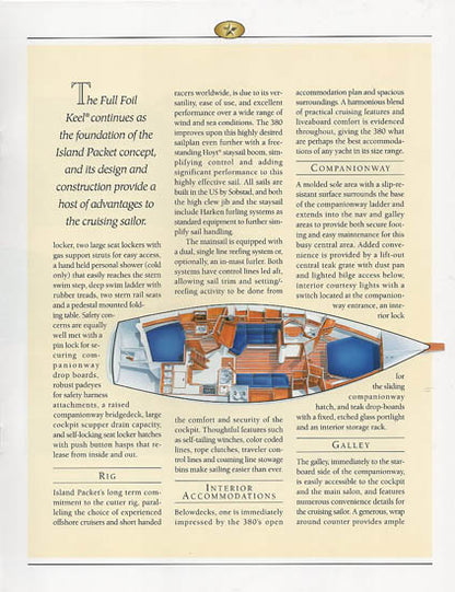 Island Packet 380 Launch Brochure