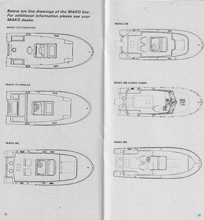Mako 1984 Specification Brochure