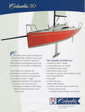 Columbia 30 Sportsailer Brochure