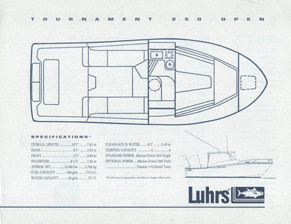 Luhrs Tournament 250 Open Brochure