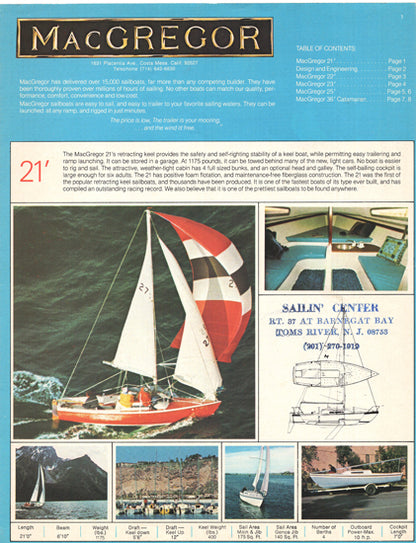 MacGregor 1980s Brochure