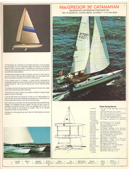 MacGregor 1980s Brochure
