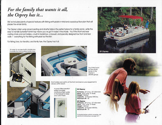 Manitou 1996 Pontoon Brochure