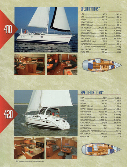 Hunter 1999 Brochure