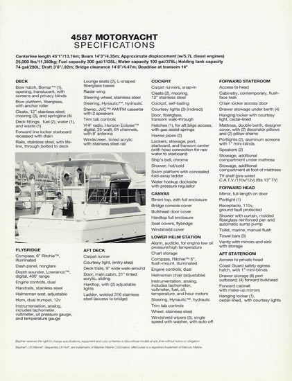 Bayliner 4587 Motor Yacht Brochure