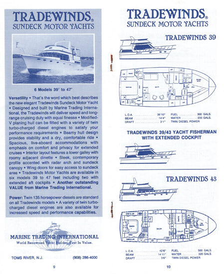 Marine Trading 1993 Brochure