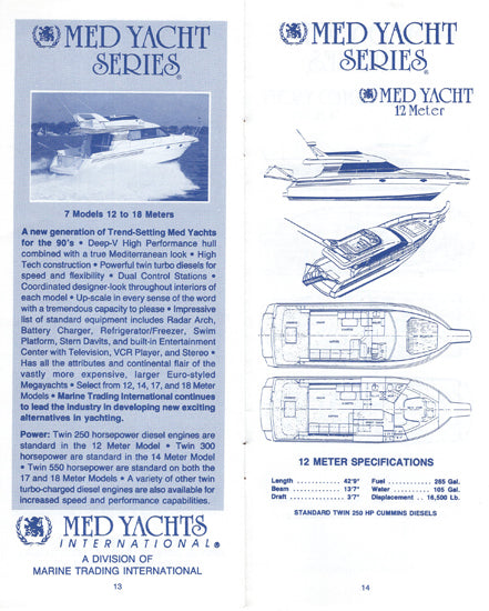 Marine Trading 1993 Brochure