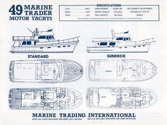 Marine Trader 49 & 50 Brochure